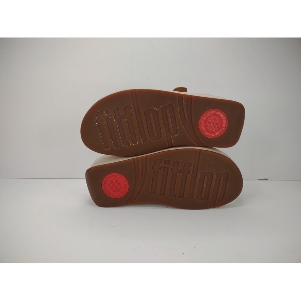 FitFlop Tia Toe Post T-Strap Slingback Thong Sandals Women's Light Tan Size 5 - Picture 3 of 8